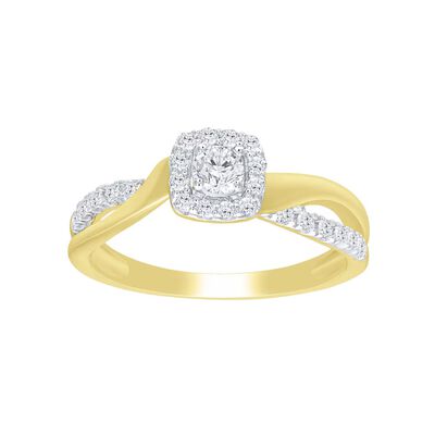 Kallati 1 1/6 ct. tw. White and cocoa diamond&reg; Ring in 14K Rose Gold